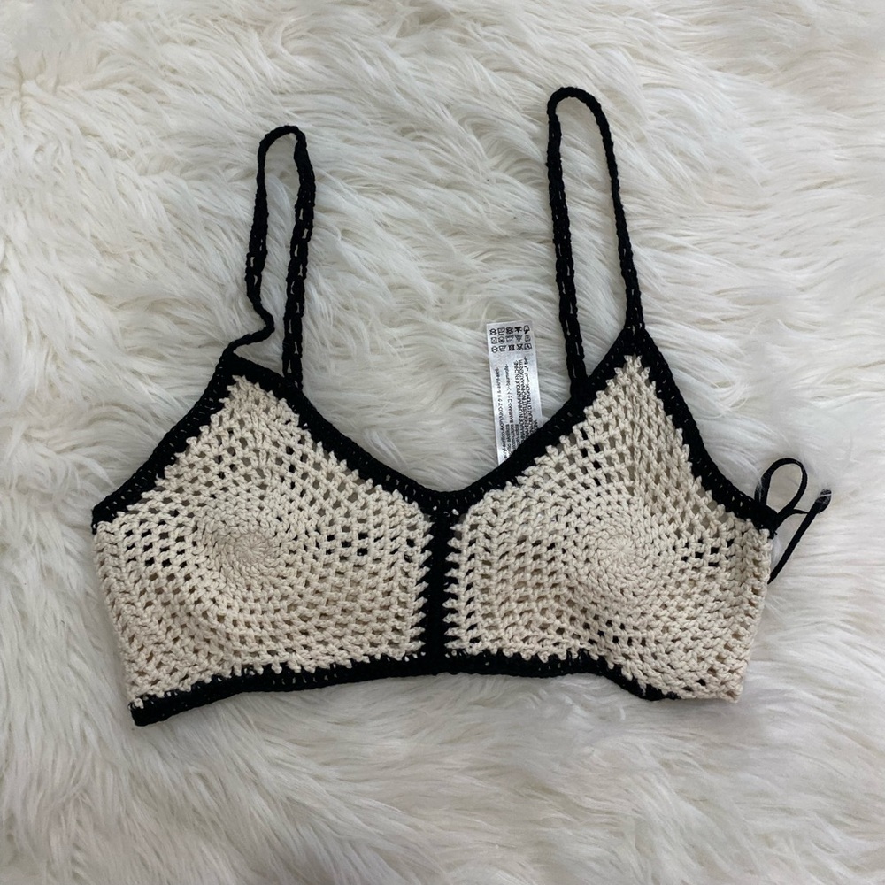 Zara crochet crop top